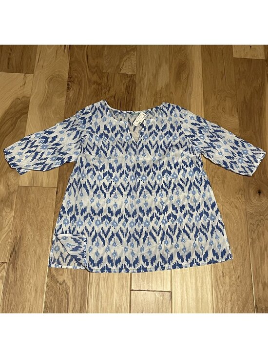 Avenue Tops - Tunic Tops (2) by Avenue Women's 18 Black/Grey, Dark Blue/Light Blue NWT Coastal